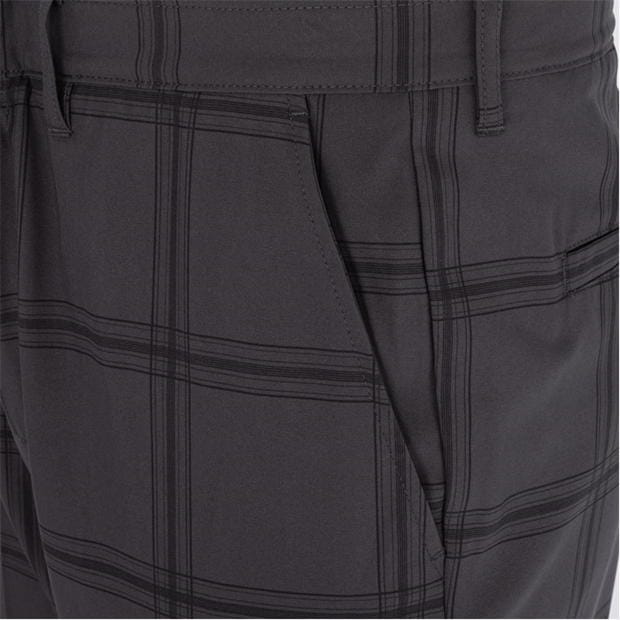 Charcoal - Slazenger - Check Golf Trousers Mens