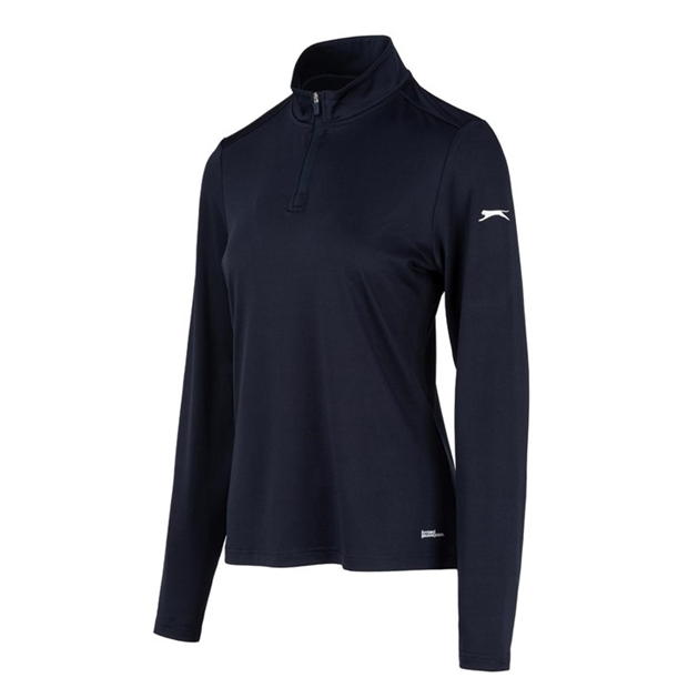 Navy - Slazenger - Pullover Zip Top Womens