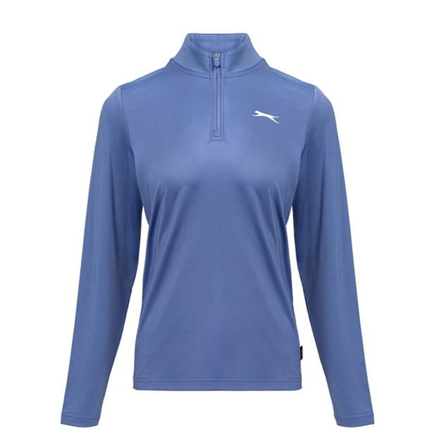 Light Blue - Slazenger - Pullover Zip Top Womens