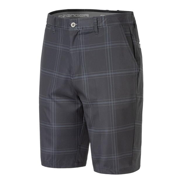 Charcoal - Slazenger - Check Shorts Mens