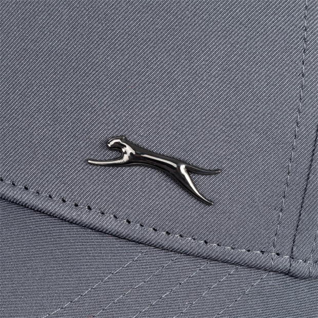 Grey - Slazenger - Classic Metal Badge Baseball Cap