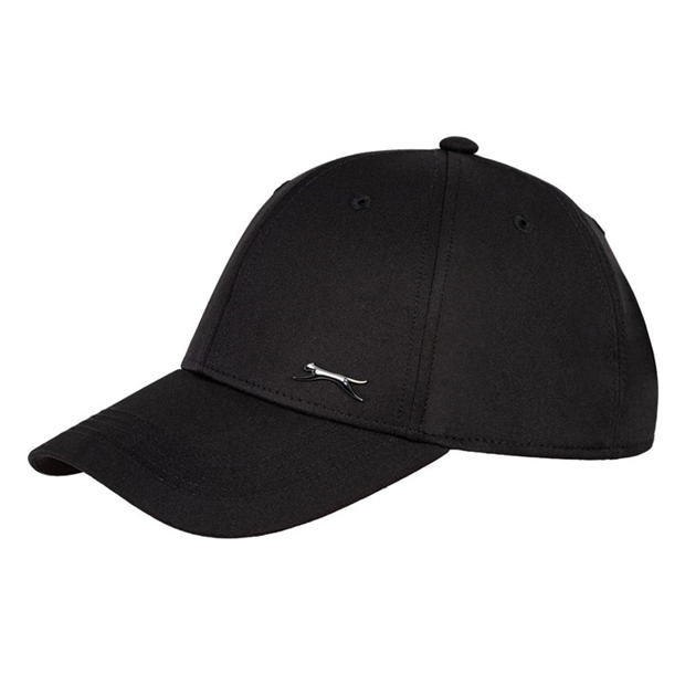 Black - Slazenger - Classic Metal Badge Baseball Cap
