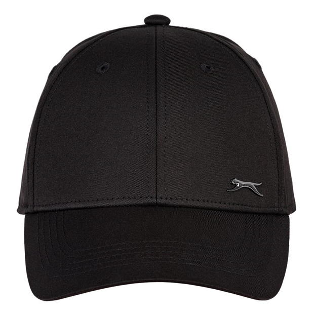 Black - Slazenger - Classic Metal Badge Baseball Cap