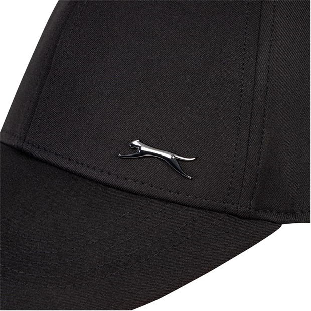Black - Slazenger - Classic Metal Badge Baseball Cap