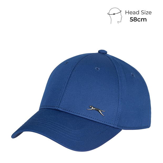 Navy - Slazenger - Classic Metal Badge Baseball Cap