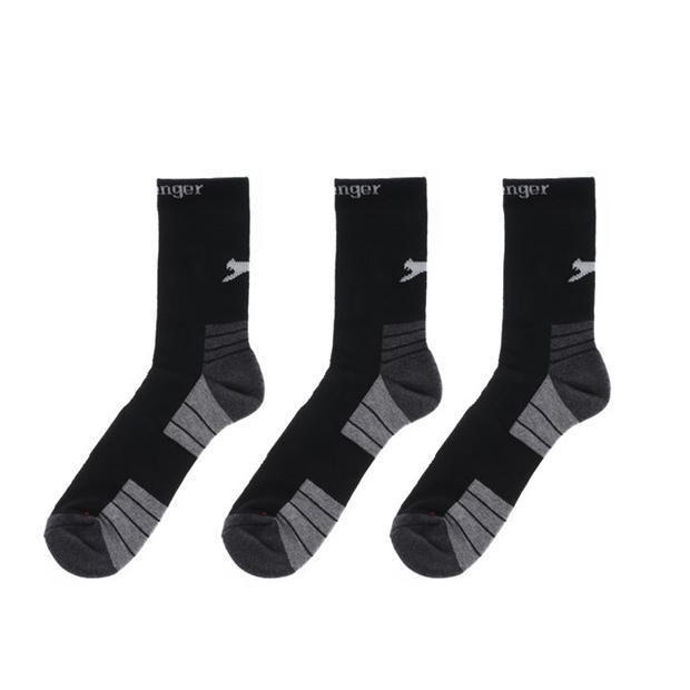 Black - Slazenger - Socks 3 Pack