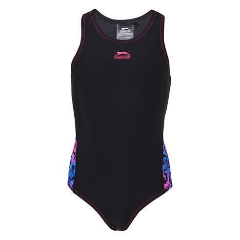 Slazenger - Splice Racerback Swimsuit Junior Girls