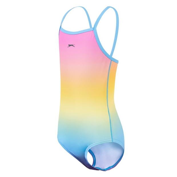 Multi - Slazenger - Thinstrap Swimsuit Junior Girls