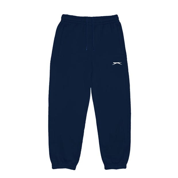 Navy - Slazenger - Closed Hem Fleece Pants Junior