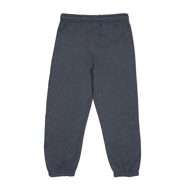 Charcoal Marl - Slazenger - Closed Hem Fleece Pants Junior