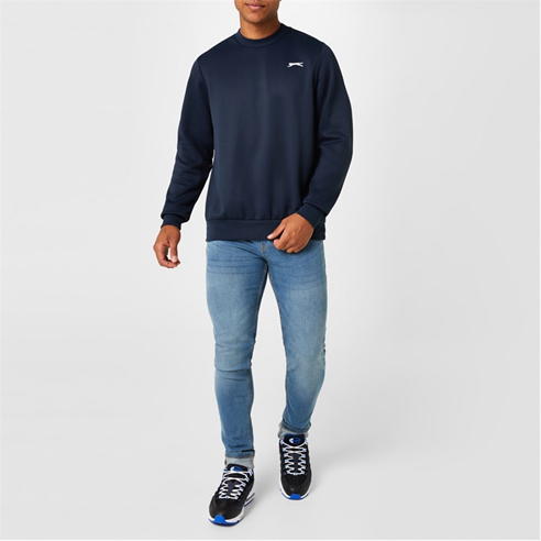 Slazenger - Fleece Crew Sweater Mens