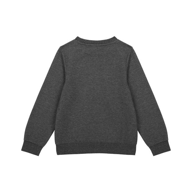 Charcoal Marl - Slazenger - Fleece Crew Sweater Junior Boys