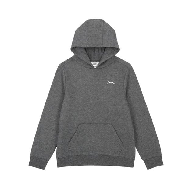 Charcoal Marl - Slazenger - Fleece Hoodie Junior