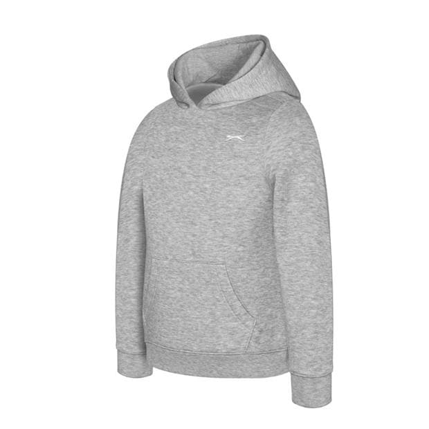 Grey Marl - Slazenger - Fleece Hoodie Junior