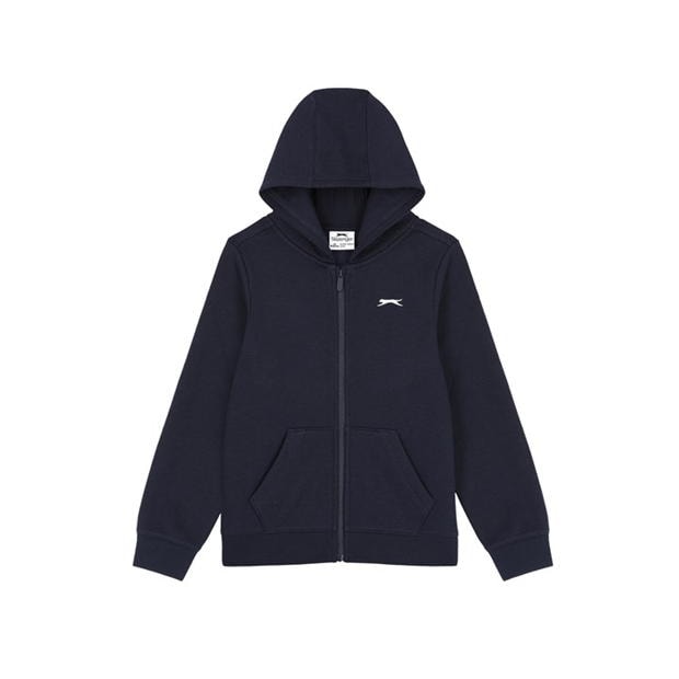 Navy - Slazenger - Zipped Hoodie Junior