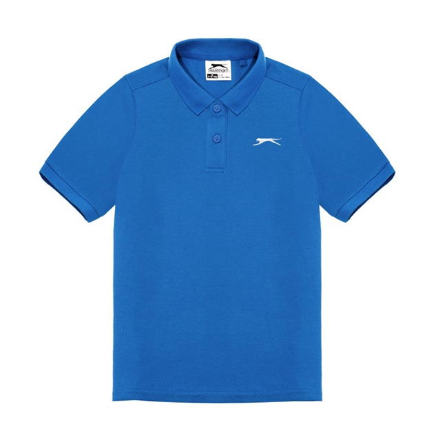 Royal - Slazenger - Plain Polo Shirt Junior Boys