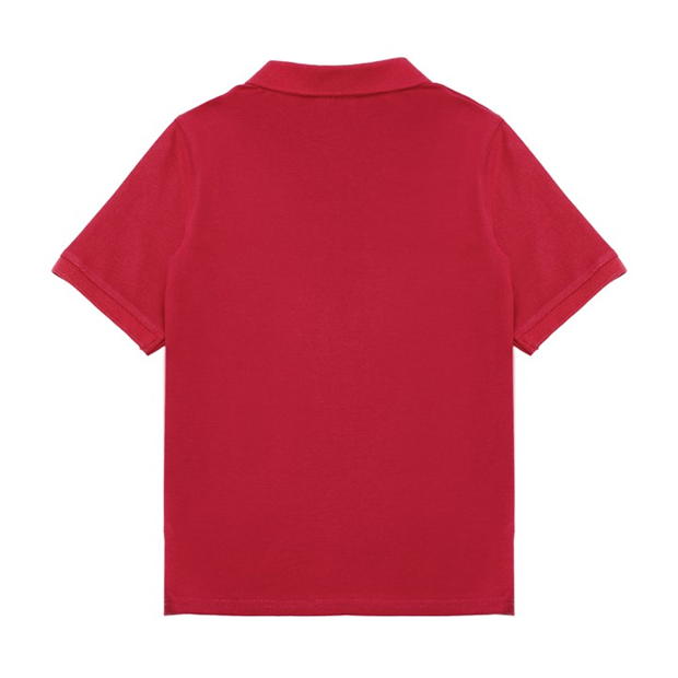 Red - Slazenger - Plain Polo Shirt Junior Boys