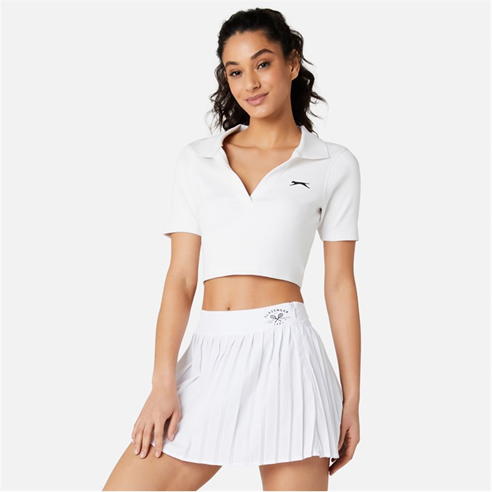 Slazenger - Cropped Polo Top