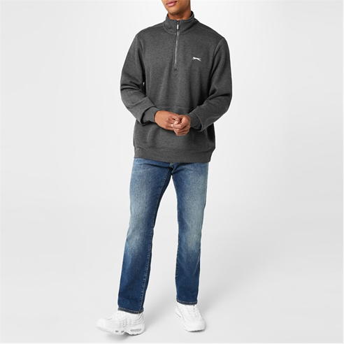 Slazenger - Quarter Zip Fleece Top Mens