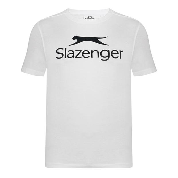 White - Slazenger - Large Logo Tee Mens