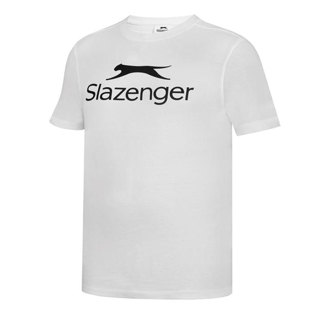 White - Slazenger - Large Logo Tee Mens