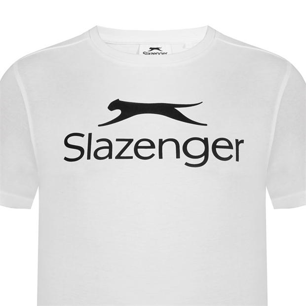 White - Slazenger - Large Logo Tee Mens