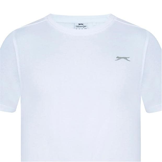 White - Slazenger - Plain T Shirt Mens