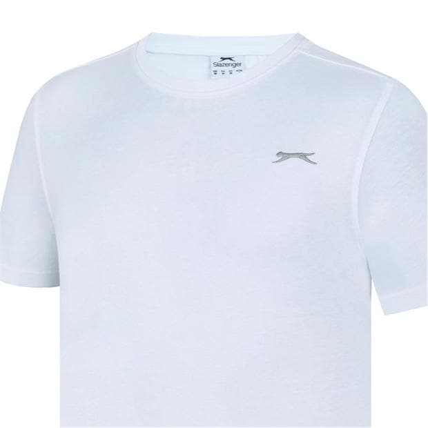 White - Slazenger - Plain T Shirt Mens