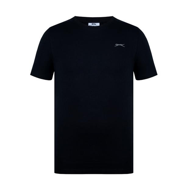 Black - Slazenger - Plain T Shirt Mens