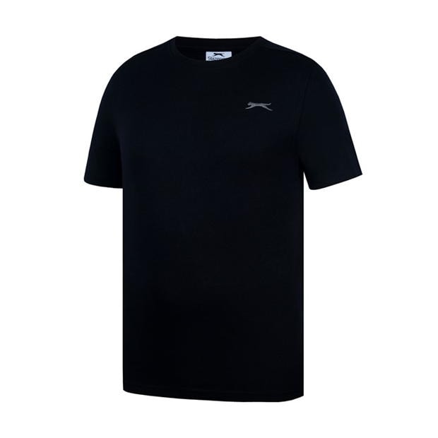 Black - Slazenger - Plain T Shirt Mens