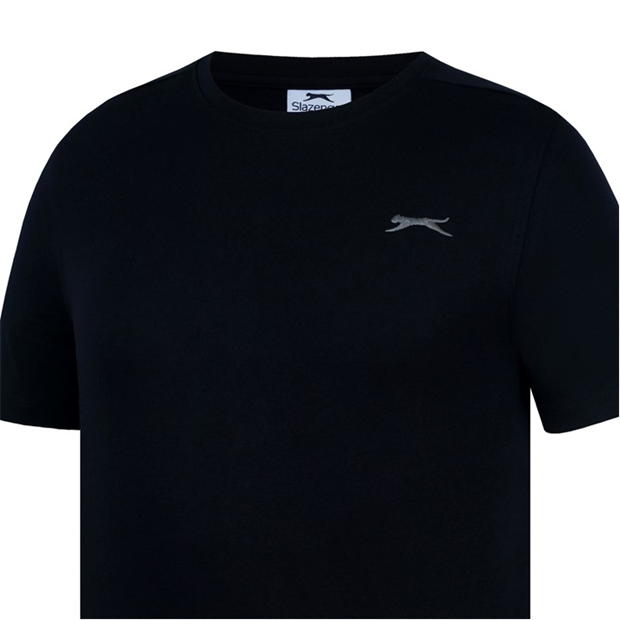 Black - Slazenger - Plain T Shirt Mens