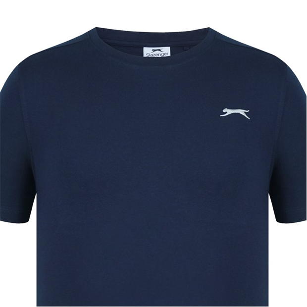 Navy - Slazenger - Plain T Shirt Mens