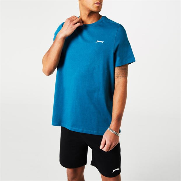 Teal - Slazenger - Plain T Shirt Mens