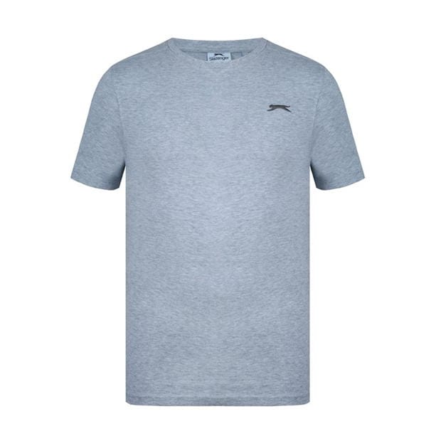 Grey Marl - Slazenger - Plain T Shirt Mens