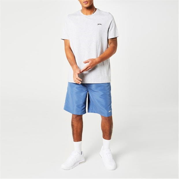 Grey Marl - Slazenger - Plain T Shirt Mens