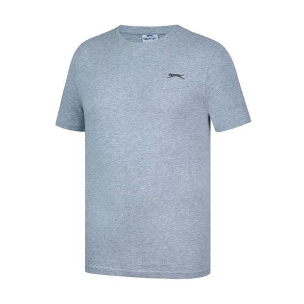 Grey Marl - Slazenger - Plain T Shirt Mens