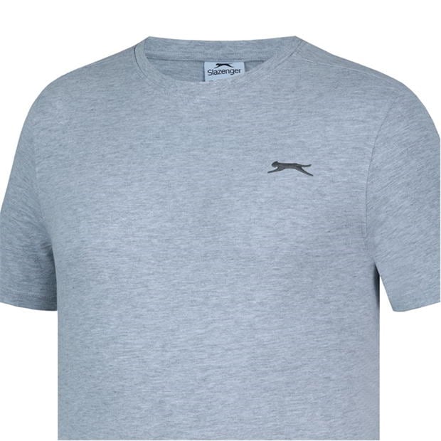 Grey Marl - Slazenger - Plain T Shirt Mens