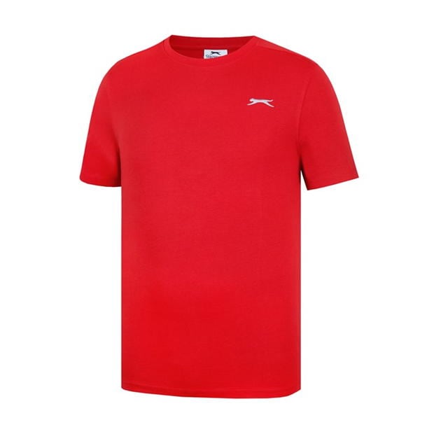 Red - Slazenger - Plain T Shirt Mens