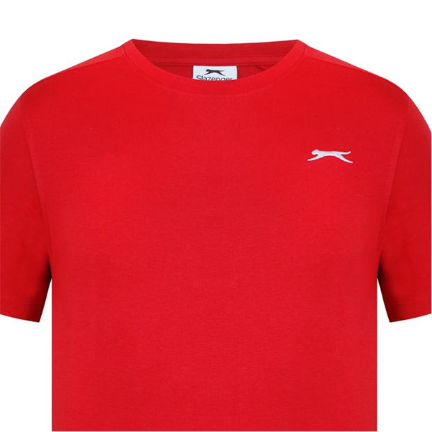 Red - Slazenger - Plain T Shirt Mens