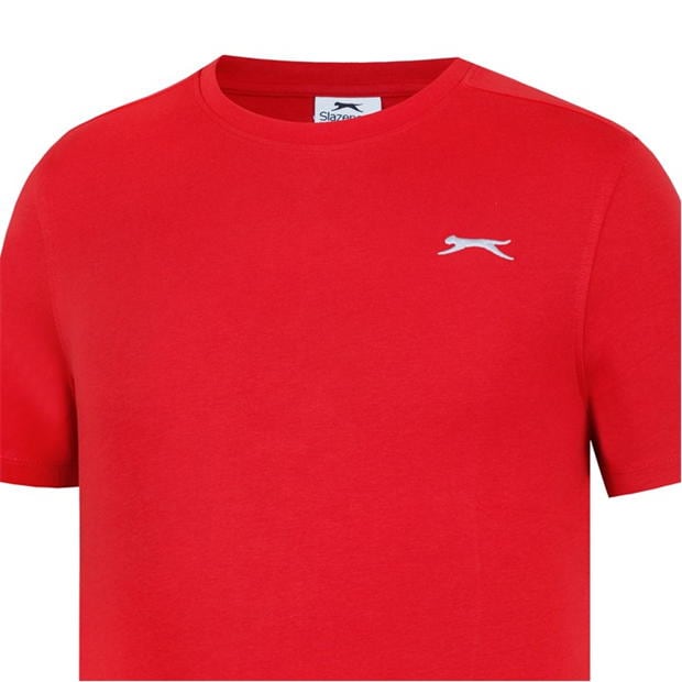 Red - Slazenger - Plain T Shirt Mens