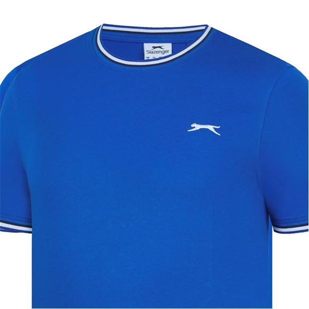 Royal Blue - Slazenger - Tipped T Shirt Mens