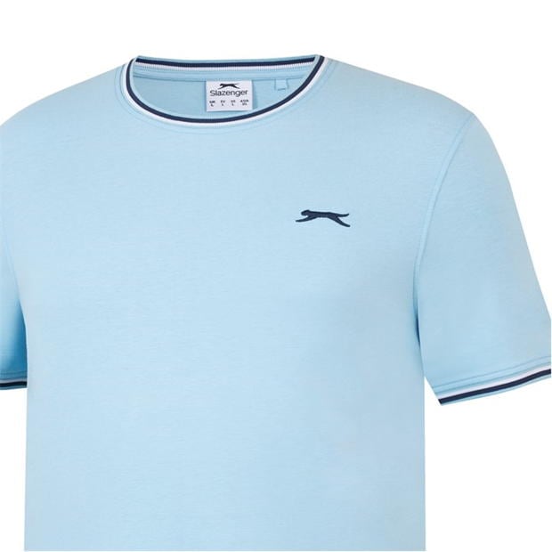 Cirrus Blue - Slazenger - Tipped T Shirt Mens