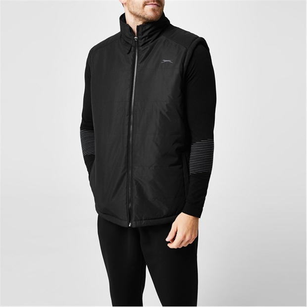 Black - Slazenger - Padded Gilet Mens