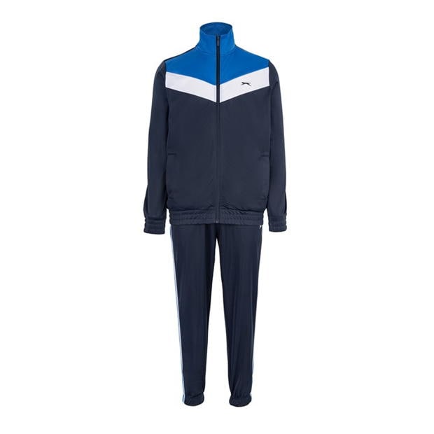 Nvy/Wht/Royal - Slazenger - Men's Performance Tracksuit