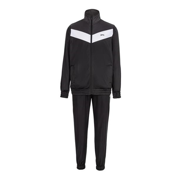 Black/Char/Wht - Slazenger - Men's Performance Tracksuit