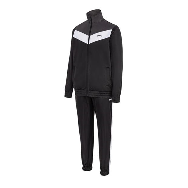 Black/Char/Wht - Slazenger - Men's Performance Tracksuit