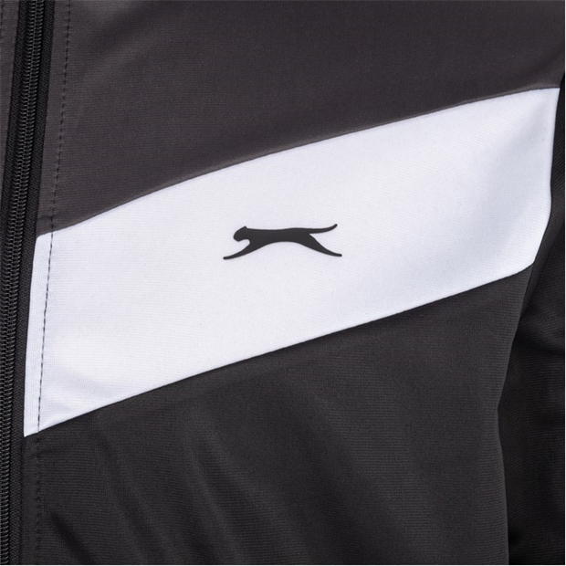 Black/Char/Wht - Slazenger - Men's Performance Tracksuit