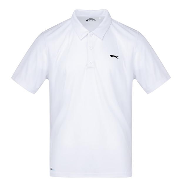 White - Slazenger - Court Polo Mens