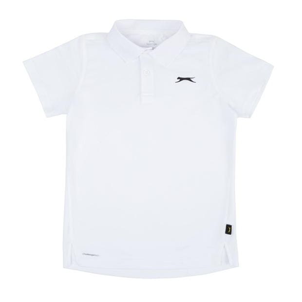 White - Slazenger - Court Polo Shirt Junior Boys