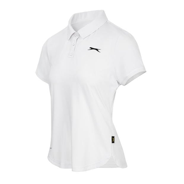 White - Slazenger - Court Polo Shirt Ladies